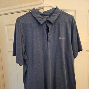 NWOT Columbia Tech Polo with Omni Wick - Blue